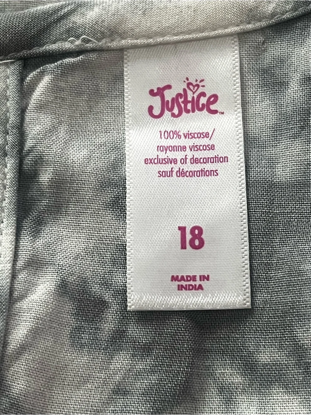 Justice beautiful romper